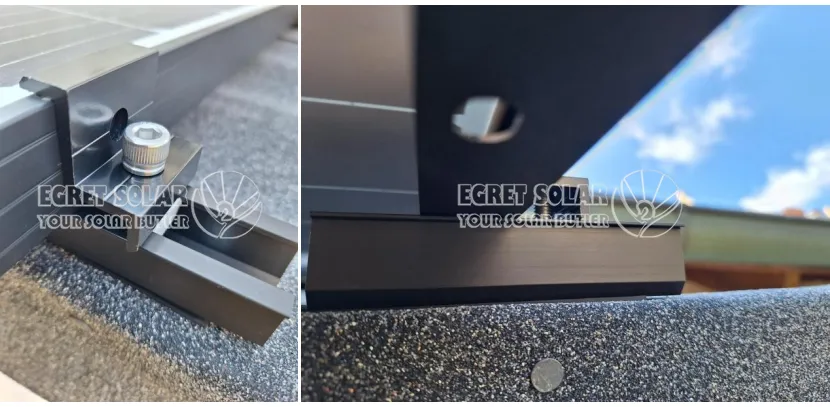 Solar Black U Rail System Kit Solar Black U Rail System Kit